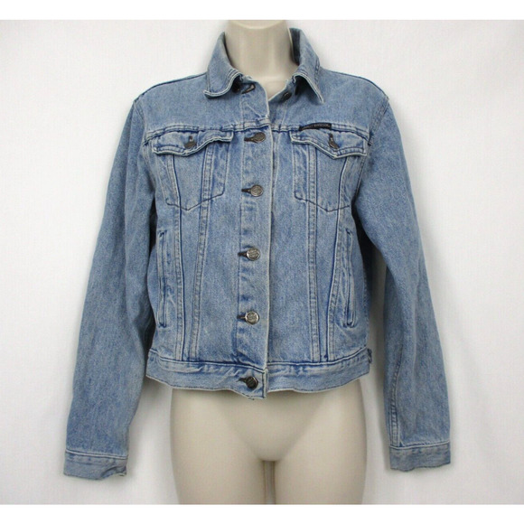 Harley-Davidson Jackets & Blazers - Harley Davidson Jean Jacket Womens XS Cropped Trucker Biker Vintage Y2K X-Small